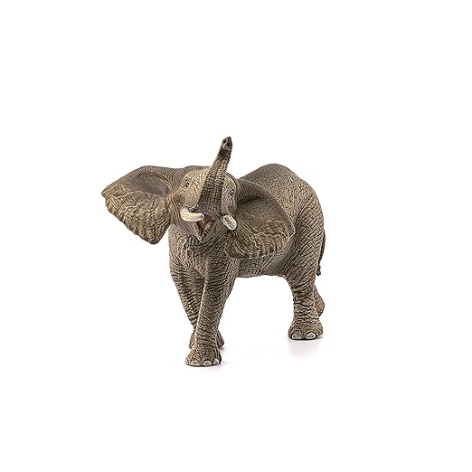 Schleich Male African Elephant Toy Figure