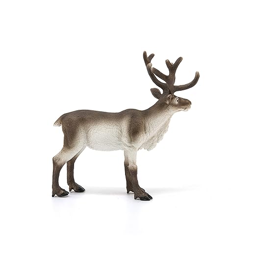 Schleich Wild Life, Animal Figurine, Animal Toys for Boys and Girls 3-8 Years Old, Reindeer