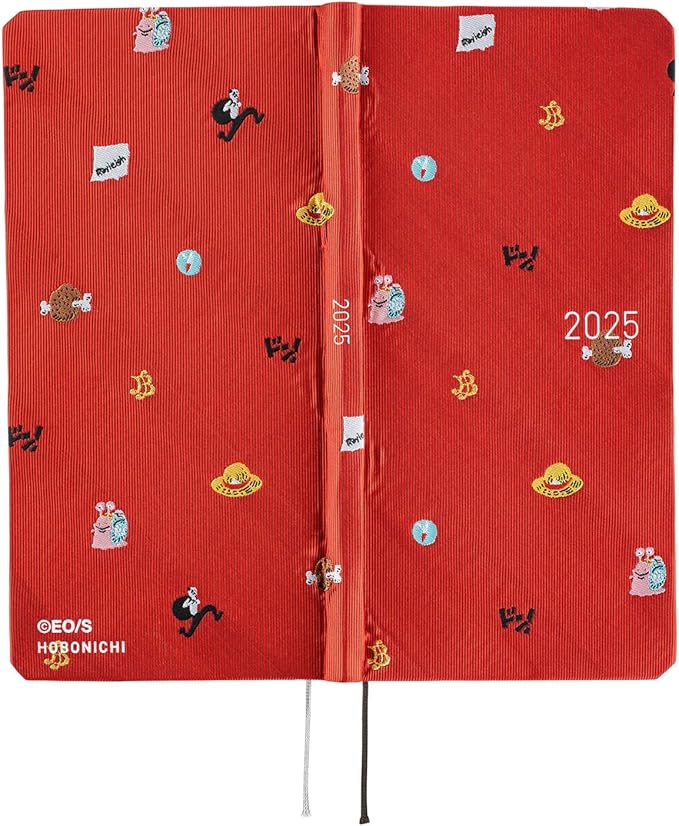 Hobonichi 2025 Weeks, Japanese One Piece Magazine/DON! Beginning in January, Weekly Notebook, Weekly Left, Slim Vertical