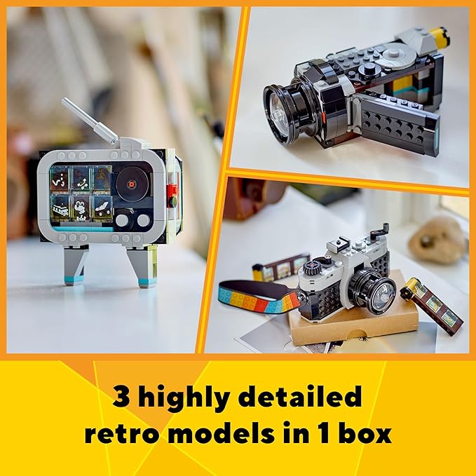 LEGO Creator Retro Camera 3in1 Toy 31147 (261 Pieces)