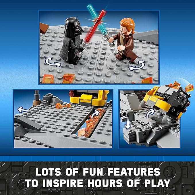 Lego Star Wars Disney Plus Obi-Wan Kenobi Vs. Darth Vader 75334 Building Toy Set For Kids, Boys, And Girls Ages 8+; Birthday Idea (408 Pieces)