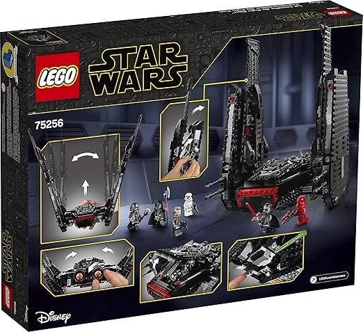 LEGO Kylo Ren's Shuttle Building Blocks for Kids (1005 Pcs) 75256