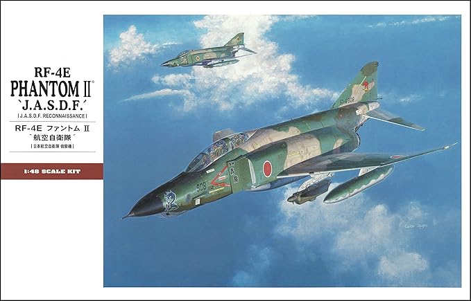 Hasegawa 1/48 Air Self-Defense Force RF-4E Phantom II Plastic Model PT30