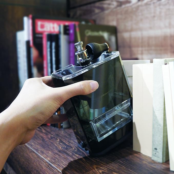 Hario Acrylic Ceramic Coffee Mill Manual Grinder, 40g