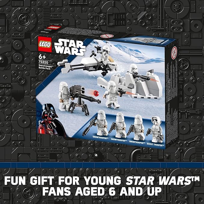 LEGO Star Wars Snowtrooper Battle Pack 75320; Toy Building Kit for Kids Aged 6 and up (105 Pieces) Multicolor
