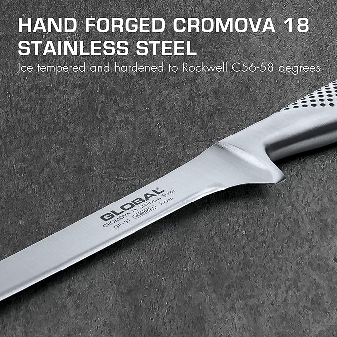 Global GF-31 - 6 1/4 inch, 16cm Heavyweight Boning Knife.