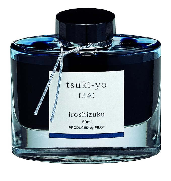 Pilot Iroshizuku INK-50-TY Fountain Pen Ink in Moonlit Night (Tsuki-yo)