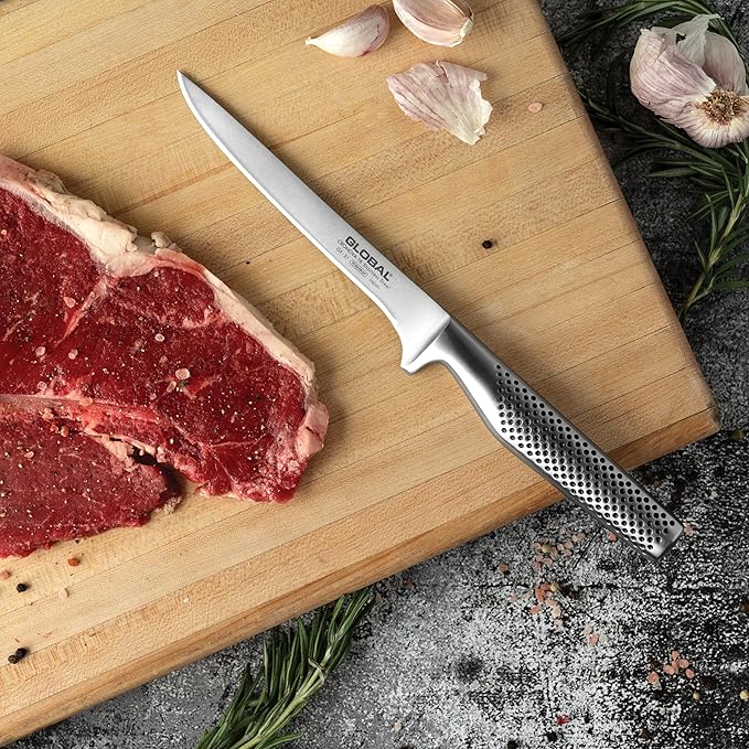Global GF-31 - 6 1/4 inch, 16cm Heavyweight Boning Knife.