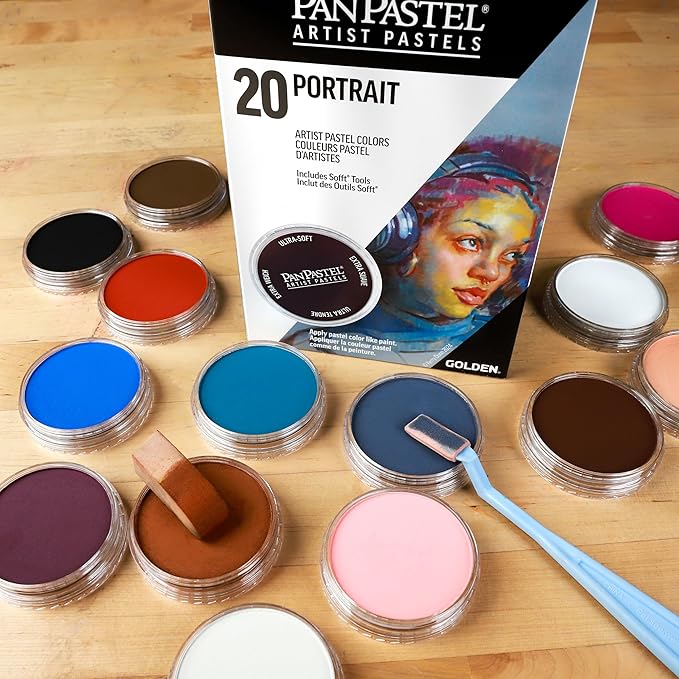Armadillo Art and Craft Panpastel Ultra Soft Artist Pastel Portrait Set