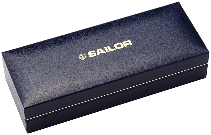 Sailor Professional Gear Slim Silver 14kt Fine Nib White Fountain Pen