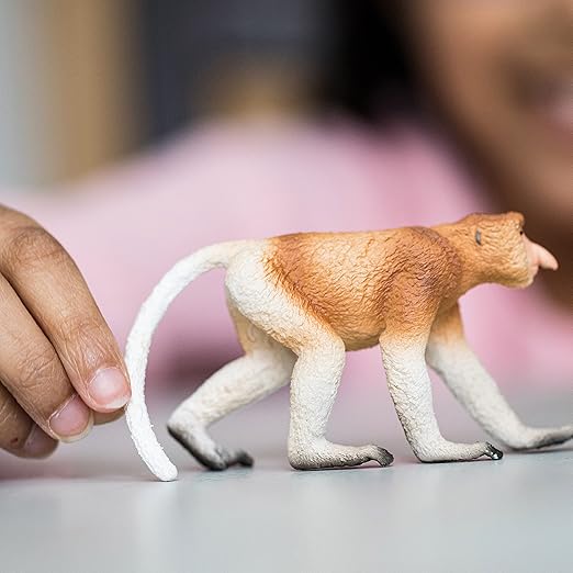 Schleich Wild Life, Animal Figurine, Animal Toys for Boys and Girls 3-8 Years Old, Proboscis Monkey
