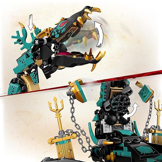 LEGO 71755 Ninjago Temple of The Endless Sea Building Set, Underwater Playset with Ninja Kai, Toy for Kids 9+ Years Old