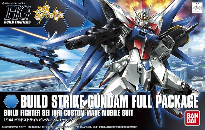 Bandai Hobby HGBF Strike Gundam Full Package Model Kit, 1/144 Scale