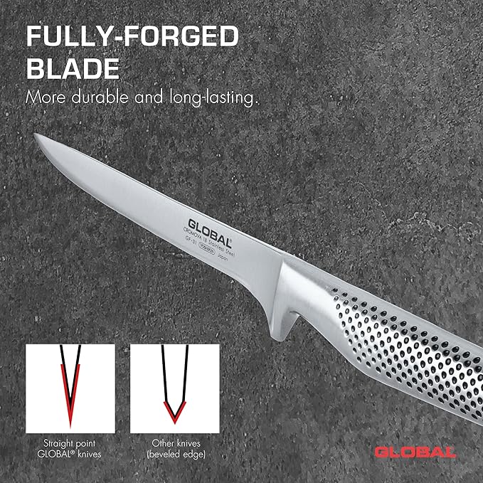 Global GF-31 - 6 1/4 inch, 16cm Heavyweight Boning Knife.