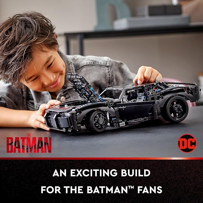 LEGO Technic The Batman Batmobile 42127 Model Building Kit (1,360 Pcs),Multicolor