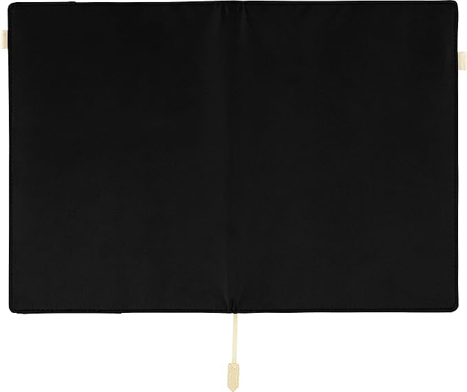 Hobonichi planner day-free (A5 size) notebook cover / BS light (Black)