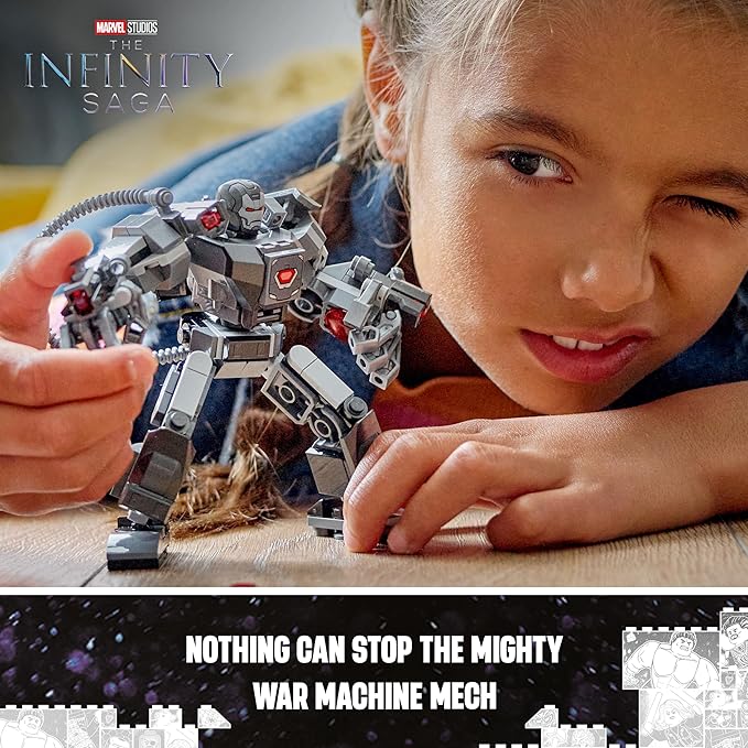LEGO Marvel War Machine Mech Armor Building Toy 76277 (154 Pieces)