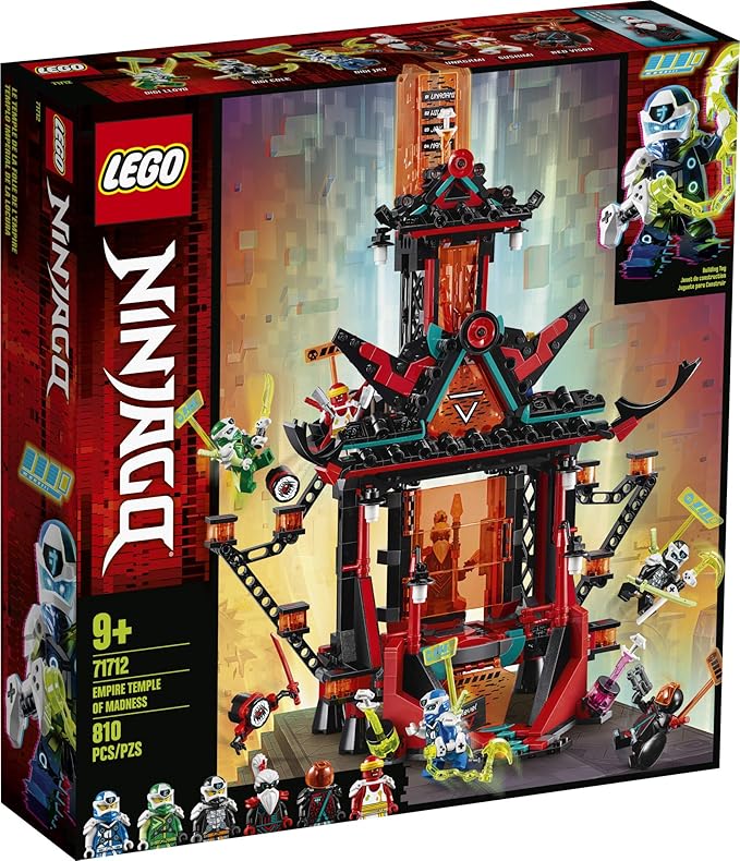 LEGO Ninjago Empire Temple of Madness 71712 Ninja Temple Building Kit, New 2020 (810 Pieces)