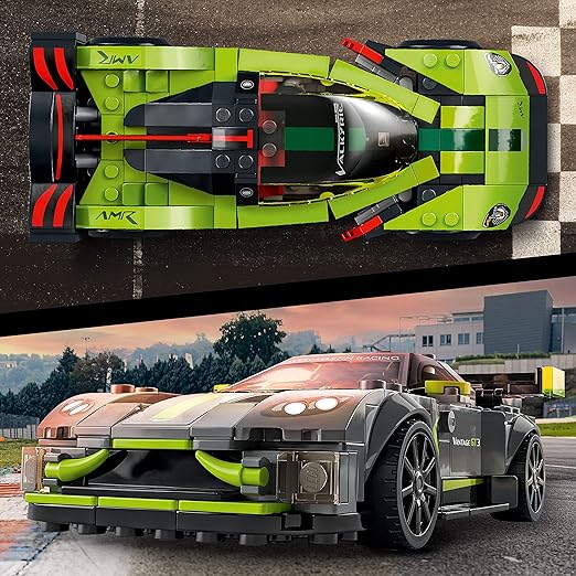 LEGO Speed Champions Aston Martin Valkyrie AMR Pro and Aston Martin Vantage GT3