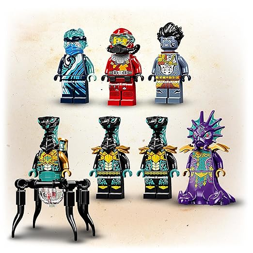 LEGO 71755 Ninjago Temple of The Endless Sea Building Set, Underwater Playset with Ninja Kai, Toy for Kids 9+ Years Old