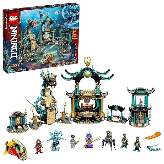 LEGO 71755 Ninjago Temple of The Endless Sea Building Set, Underwater Playset with Ninja Kai, Toy for Kids 9+ Years Old