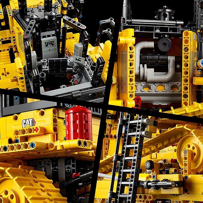 LEGO Technic App-Controlled Cat D11 Bulldozer 42131 (3,854 Pieces), Multicolor