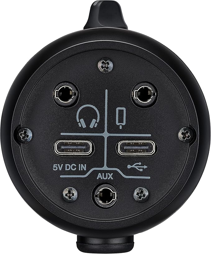 Yamaha AG01 B Live Streaming Microphone with Integrated Microphone USB Microphone Black