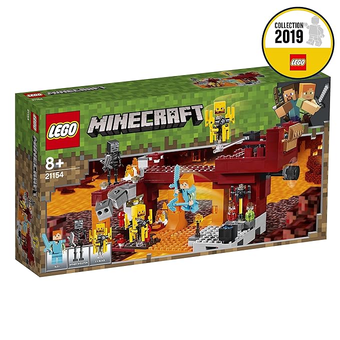 LEGO Minecraft The Blaze Bridge 21154 Building Kit (372 Pieces)