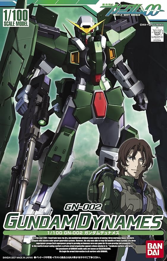 Bandai Hobby #2 Gundam Dynames 1/100, Bandai Double Zero Action Figure