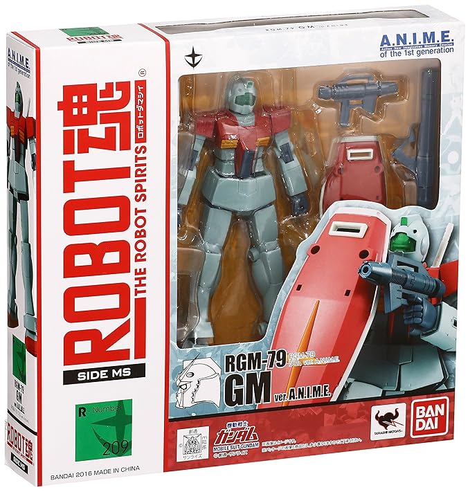 Bandai Tamashii Nations Robot Spirits RGM-79 GM ver Anime Mobile Suit Gundam'