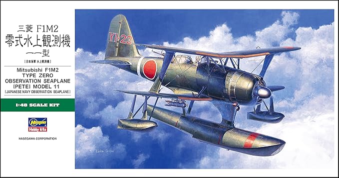 Hasegawa 1/48 Mitsubishi F1M2 Type Zero Seaplane Pete" Model 11 (New Tooling)"