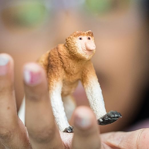 Schleich Wild Life, Animal Figurine, Animal Toys for Boys and Girls 3-8 Years Old, Proboscis Monkey