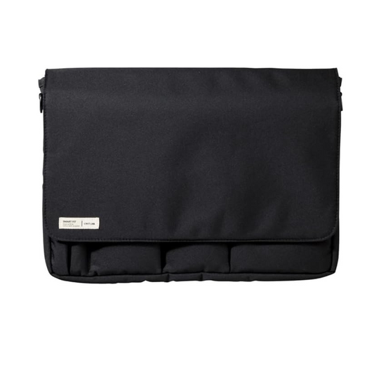 Lihit Lab Smart Fit A7577-24 Carrying Pouch, 11.7 x 8.3 inches (A4 / 297 x 210 mm), Black