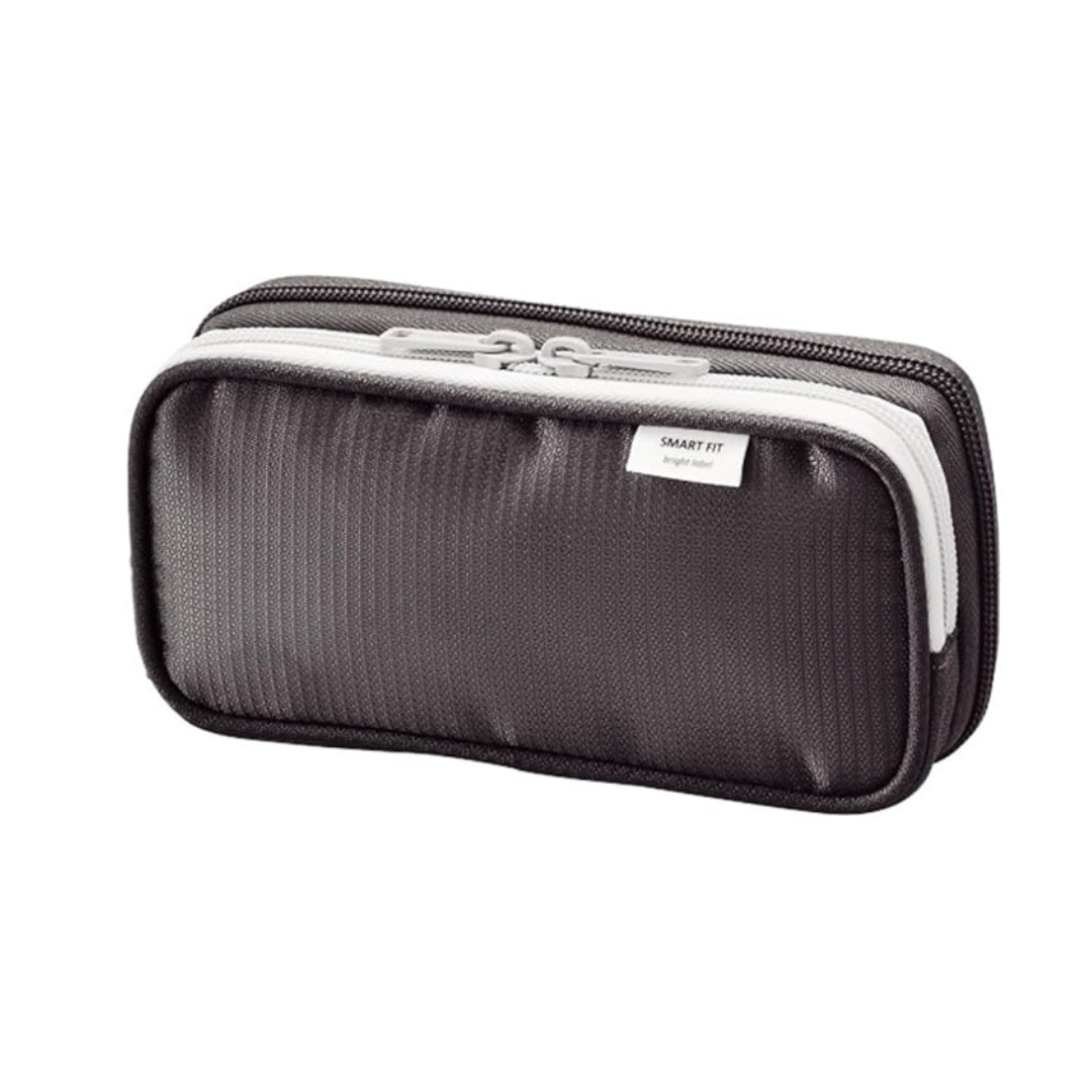 Lihit Lab Double Pen Case, Black