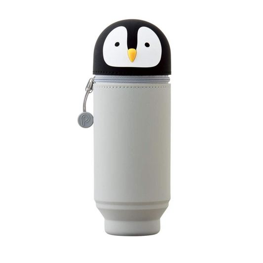 Lihit Lab A7714-10 Stand Pen Case BIG PuniLab Penguin
