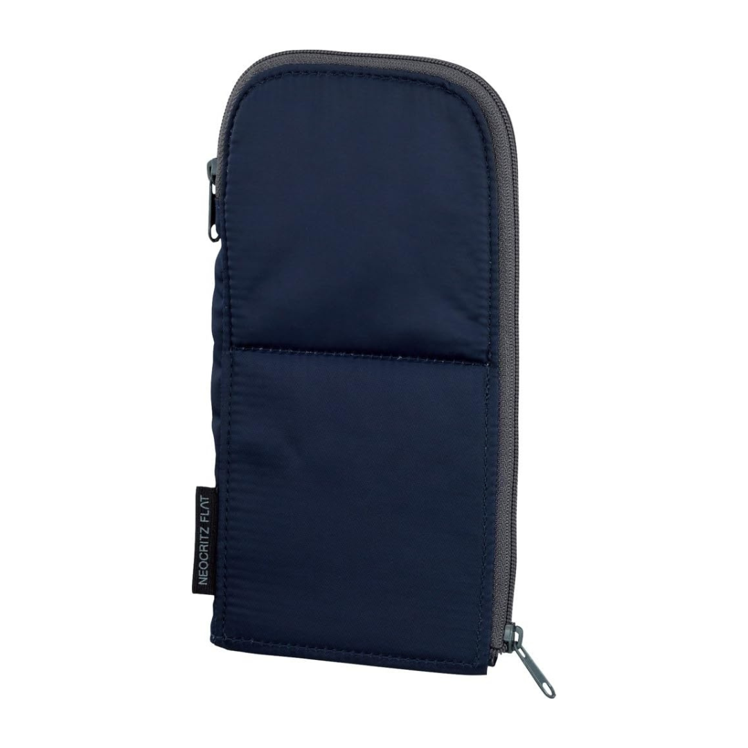 Kokuyo Pencil Case Neocritz Flat Navy (F-VBF160-1)
