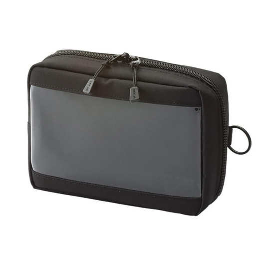 Lihit  Lab  Pouch Clear Box A6 Black F7582-24