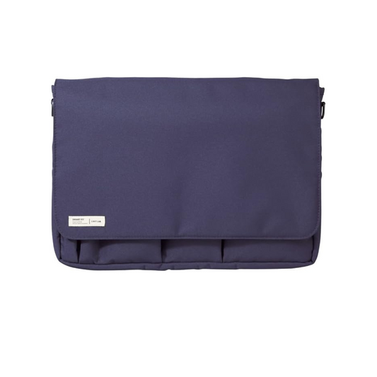 Lihit Lab Smart Fit A7577-11 Carrying Pouch, 11.7 x 8.3 inches (A4 / 297 x 210 mm), Navy