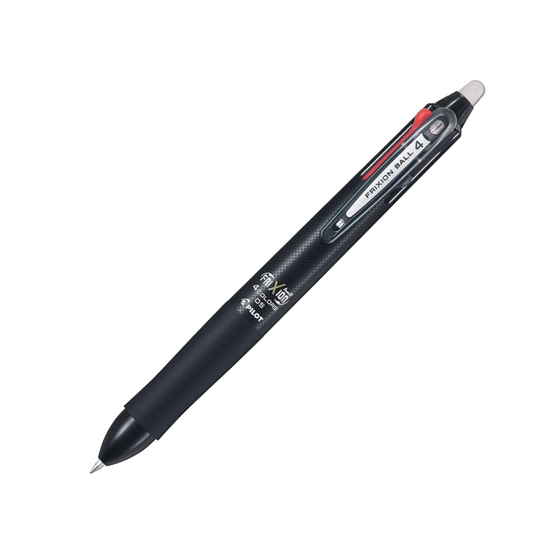 Pilot Friction Ball 4 0.5 Ballpoint Pen, Erasable, 4-Color