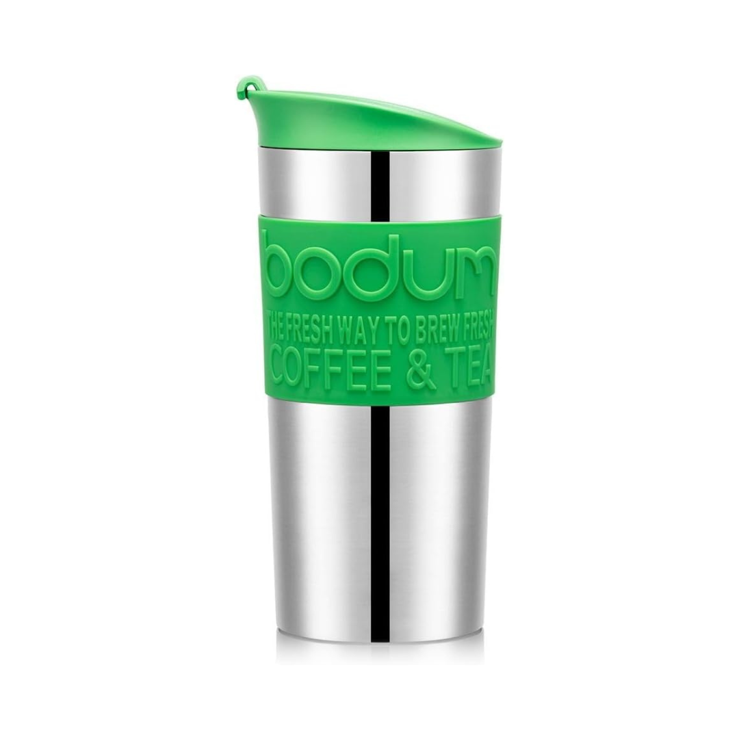 BODUM Tumbler Water Bottle Travel Mug 350ml Black Stainless Steel