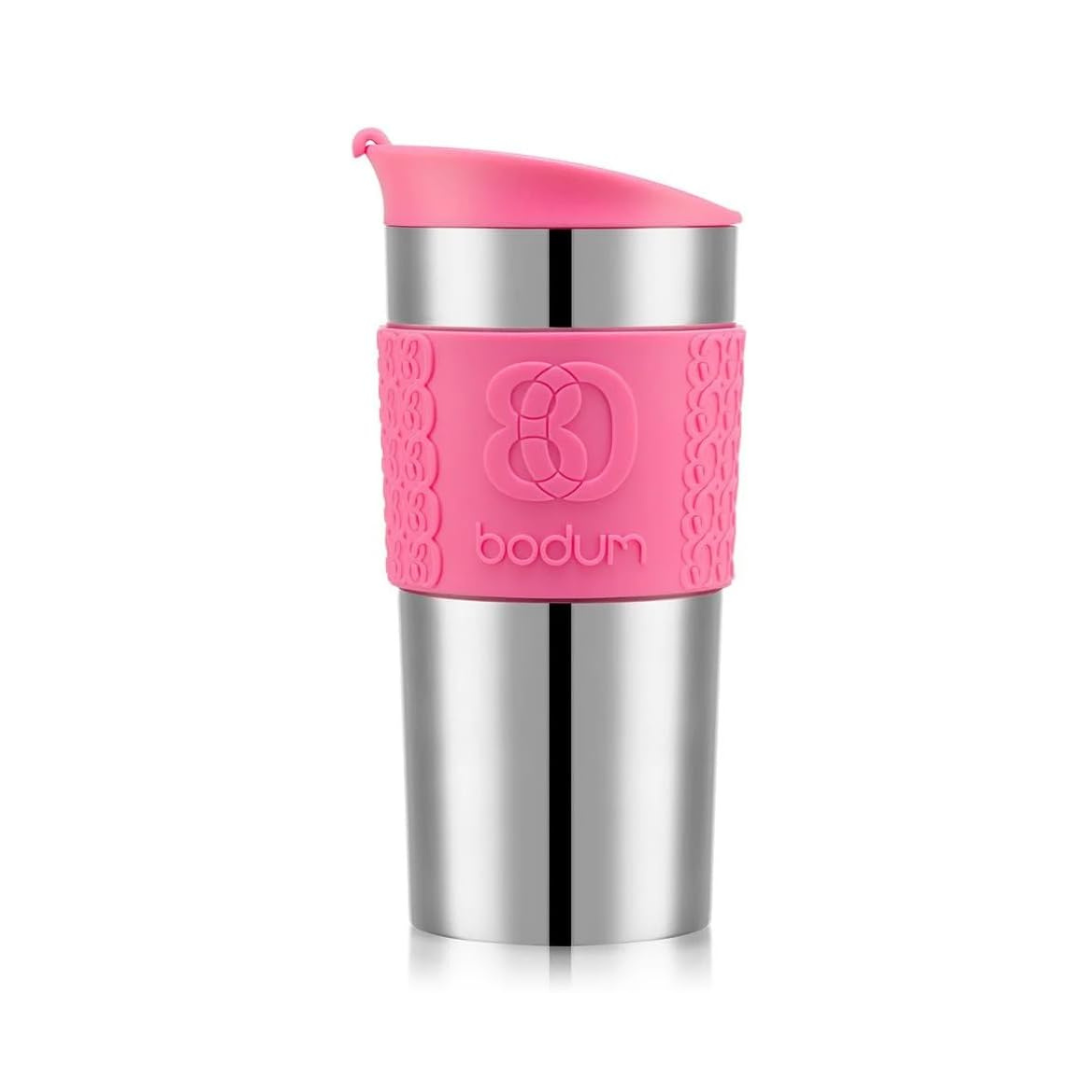 BODUM Tumbler Water Bottle Travel Mug 350ml Black Stainless Steel