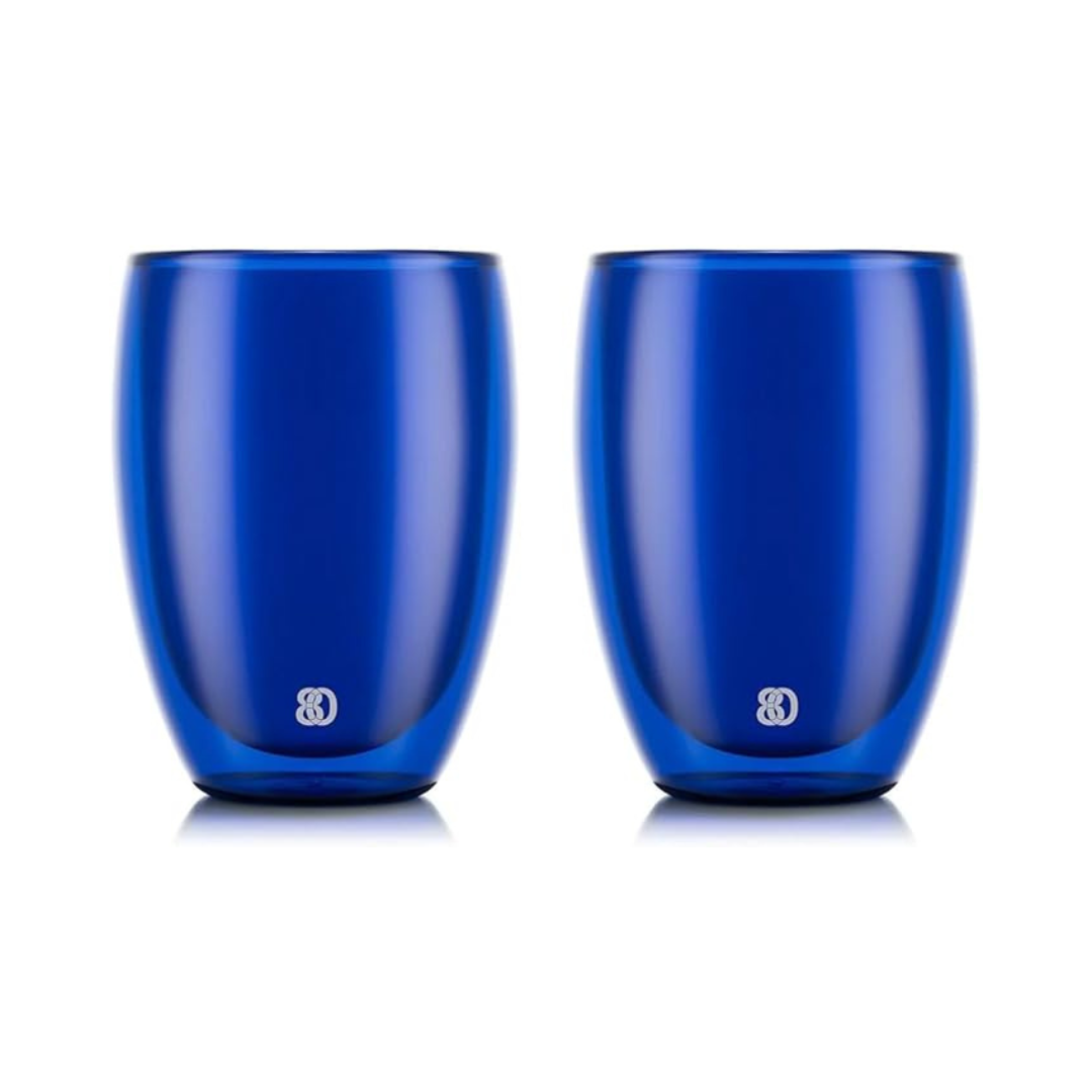 Bodum 4559-570-80 Bodum Glass Cup Tumbler Pavina Double Wall Glass, 11.8 fl oz (350 ml)