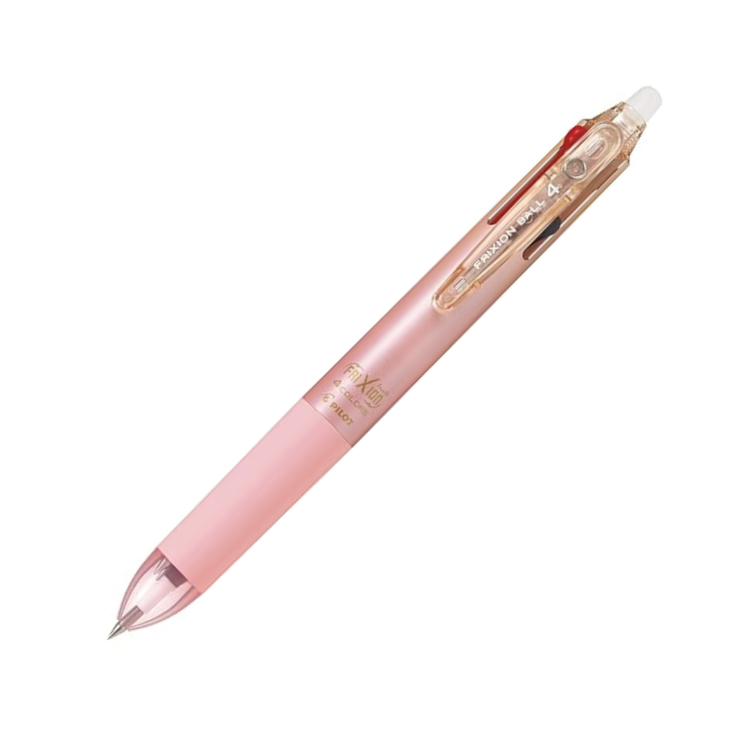 Pilot Gel Ink Erasable 4 Color Ballpoint Pen Frixion Ball 4 0.38 Blue Black PLKFB80UF-BB