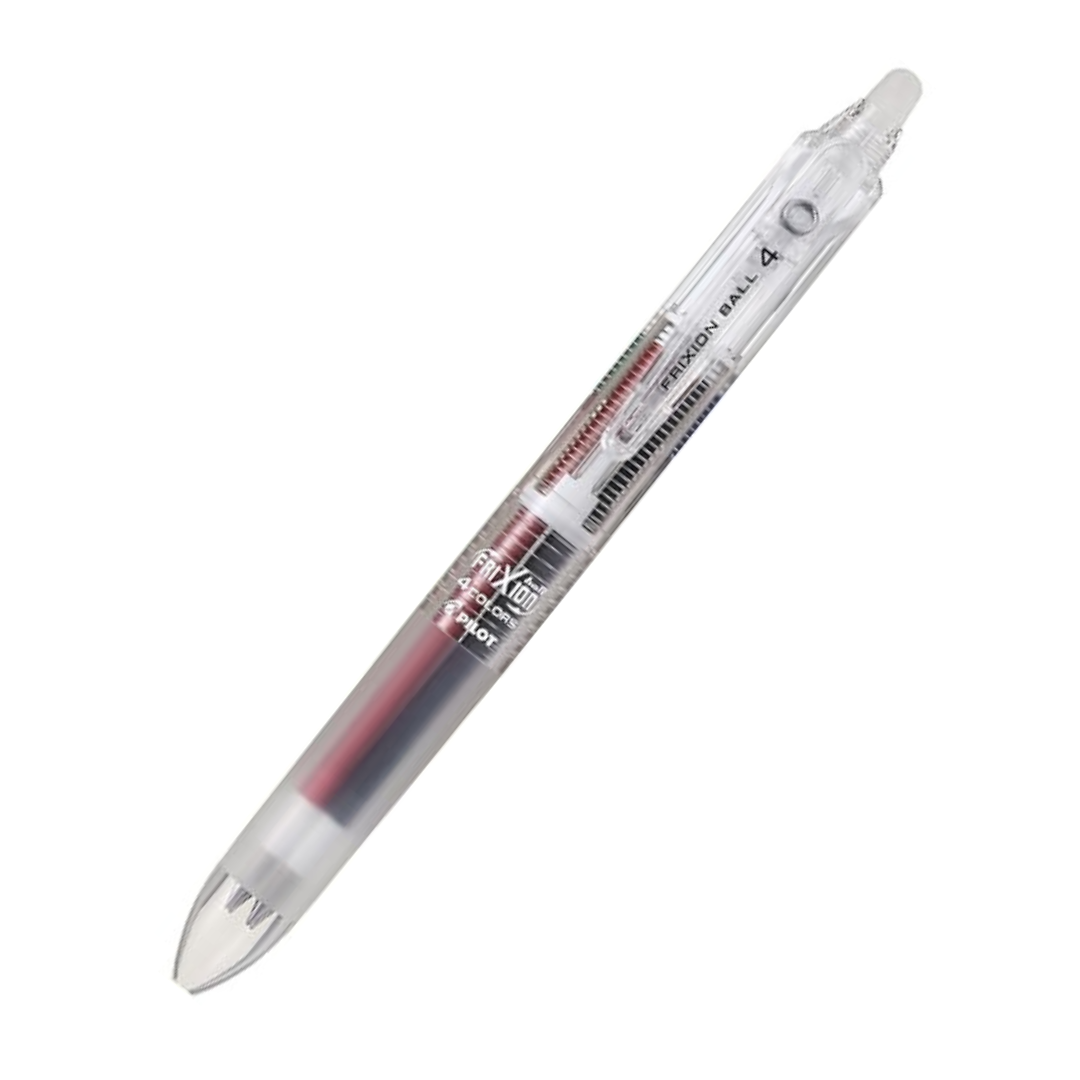 Pilot Gel Ink Erasable 4 Color Ballpoint Pen Frixion Ball 4 0.38 Blue Black PLKFB80UF-BB
