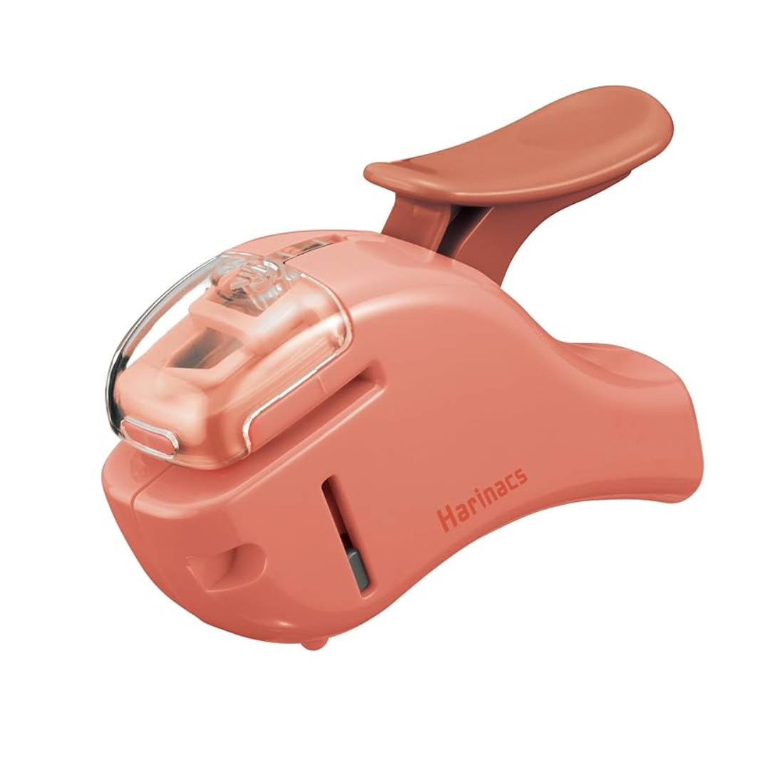 Kokuyo Stapleless Stapler Harinacs Compact Alpha, Pink (SLN-MSH305P)