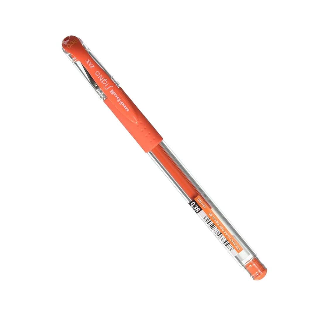 Uni Mitsubishi Pencil Uni-Ball Signo UM151.69 Gel Ballpoint Pen, 0.015" (0.38 mm), Golden Yellow