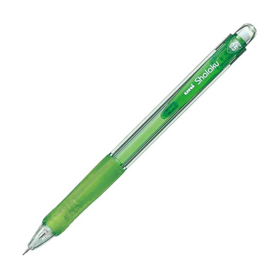 Uni Mechanical Pencil, Very Sharaku, 0.5, Fatigue-Resistant, Transparent Green, M5100T.6