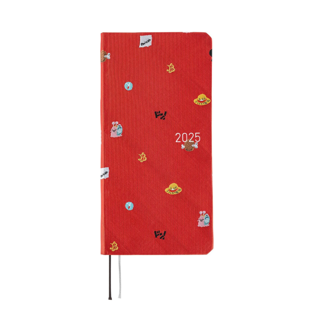 Hobonichi 2025 Weeks, Japanese One Piece Magazine/DON! Beginning in January, Weekly Notebook, Weekly Left, Slim Vertical