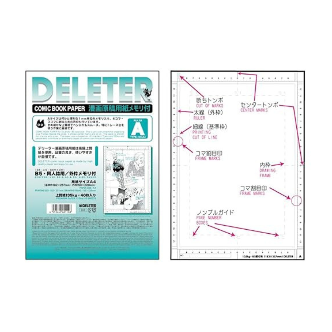 Deleter Comic Book Paper