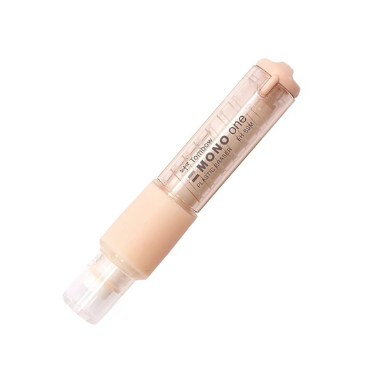 Tombow Holder Eraser, MonoOne Mineral Color, Apricot Pink JCB-121D